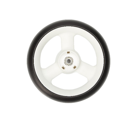 Rear wheel 7 inch complete (white) | Charley & MINI stroller